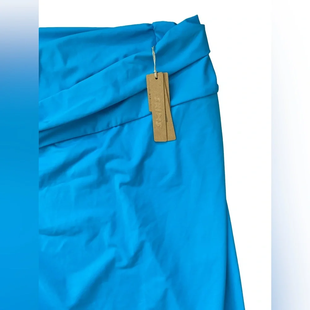 Skims Swim Sarong Skirt Coverup - Turquoise Plus Size 4X
